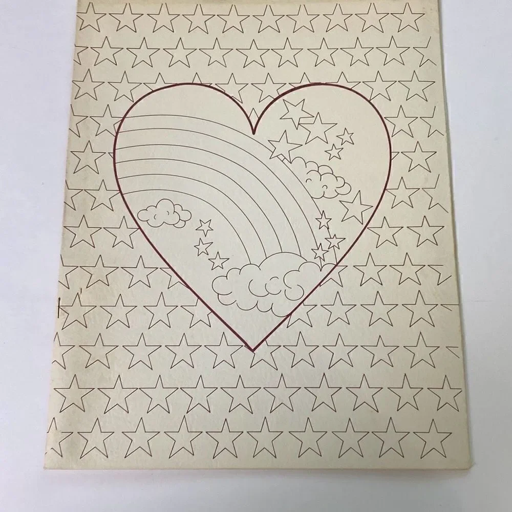 Lot 4 1980s Duo Tang Scribbler portfolio folders 57460 UNUSED